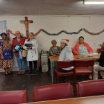 Some members of the community who celebrated Christmas with OBADO.