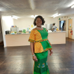 Older people love posing for photographs in their smart and colourful attires.