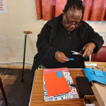 Hand - made card making improves older people's eye and hand coordination.