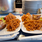 The Nigerian delicious bean pudding called Moimoi prepared in leaves