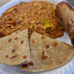 A delicious meal shared by the older people