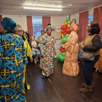 Our visitors from Mama Health and Poverty Partnership (MHAPP) had fun