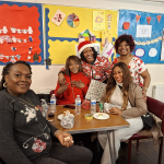 Christmas fun, enjoyment and laughter