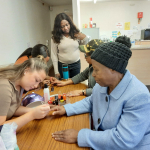 Pampering sessions conducted by University students are therapeutic.  Older people feel loved and relax from everyday stresses.